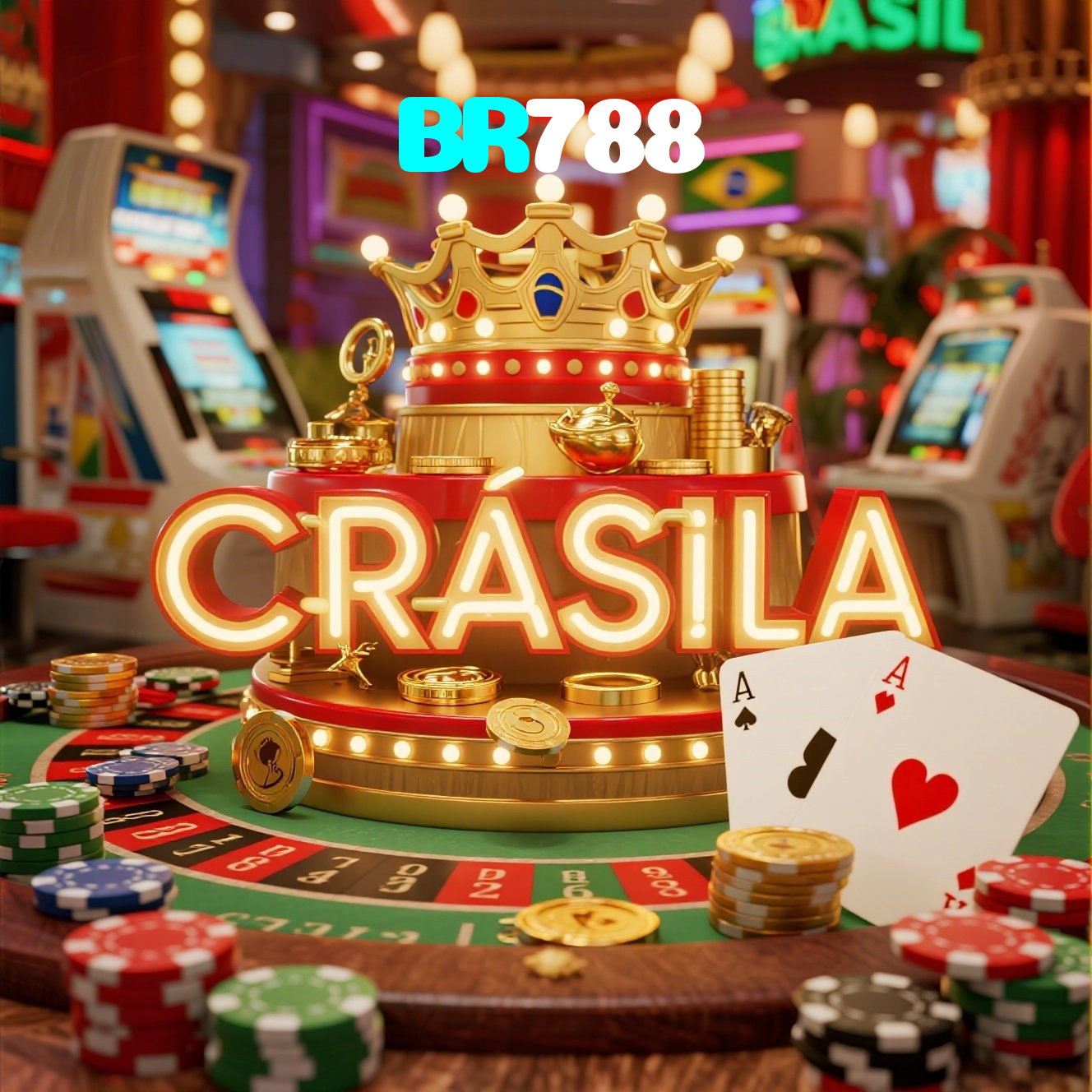 BR788:Vença no poker e prove que você é o mestre das cartas!